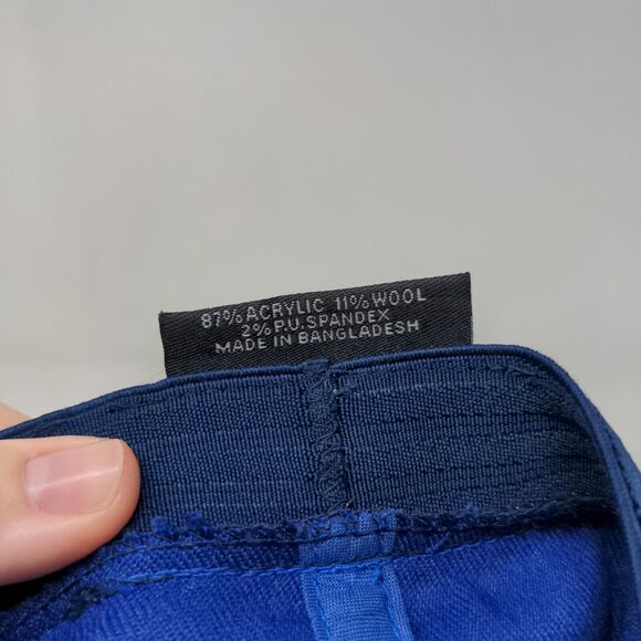 Pacific Headwear Men's Fitted Hat Blue Red Size S/M Embroidered SR Logo - Picture 11 of 11